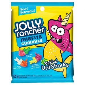 Jolly Rancher Misfits Gummies Tropical Uni-Sharks