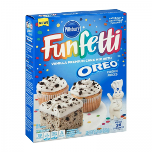 Funfetti Vanilla Premium Cake Mix With Oreo